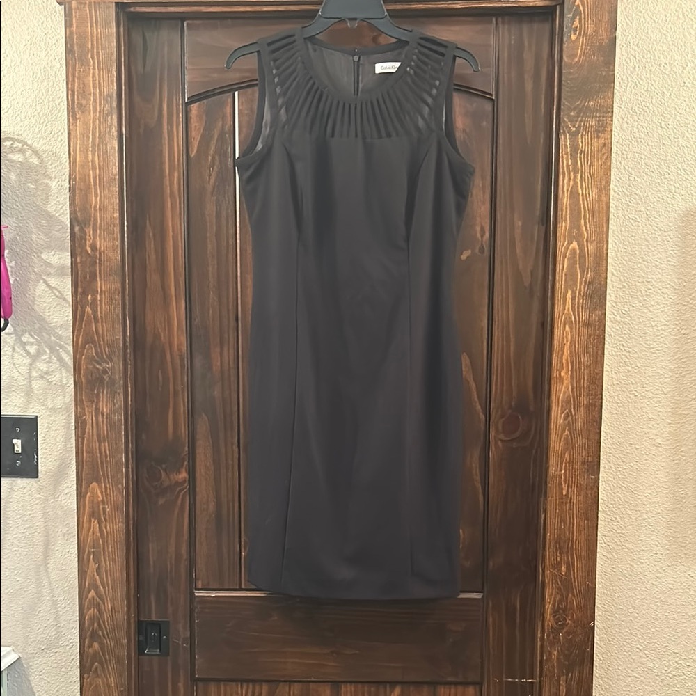Elegant Black Sleeveless Dress
